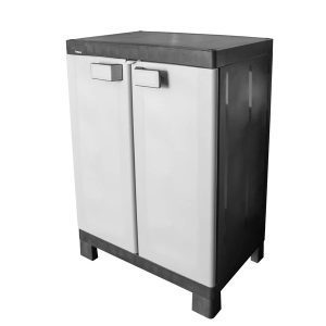 Armario Plastico Multiuso Negro/Gris Hart (PEQUEÑO) 65x45x97