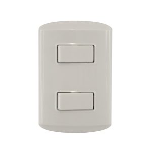 Interruptor Doble Blanco