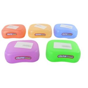 Jabonera Plastica Con Tapa ALFA HOGAR