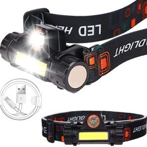 Linterna LED de Cabeza (Pequeña) Doble Funcion Con Iman