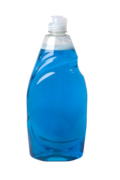 Bottle of dish soap shot on a white background with a clipping path DETERGENTE ARIEL